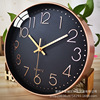 12 -inch clock clock hanging bell factories wholesale quartyn clock modern simplicity plastic living room digital CLOCK