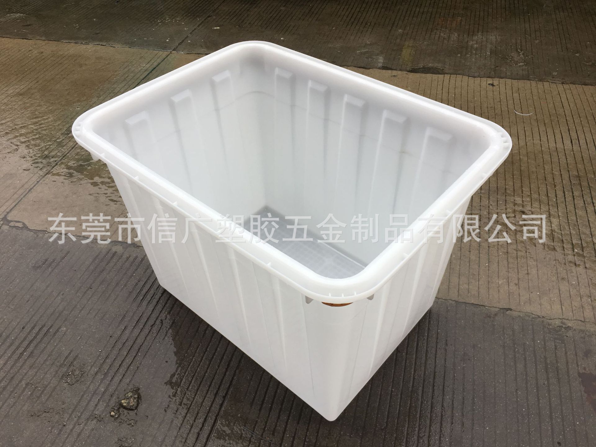 防潮湿防腐蚀塑料胶框大号600升周转箱 可套叠渔箱1105*885*700
