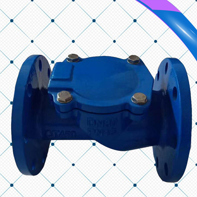 阀门H44X橡胶瓣止回阀 法兰橡胶止回阀 球墨止回阀 厂家直供供应