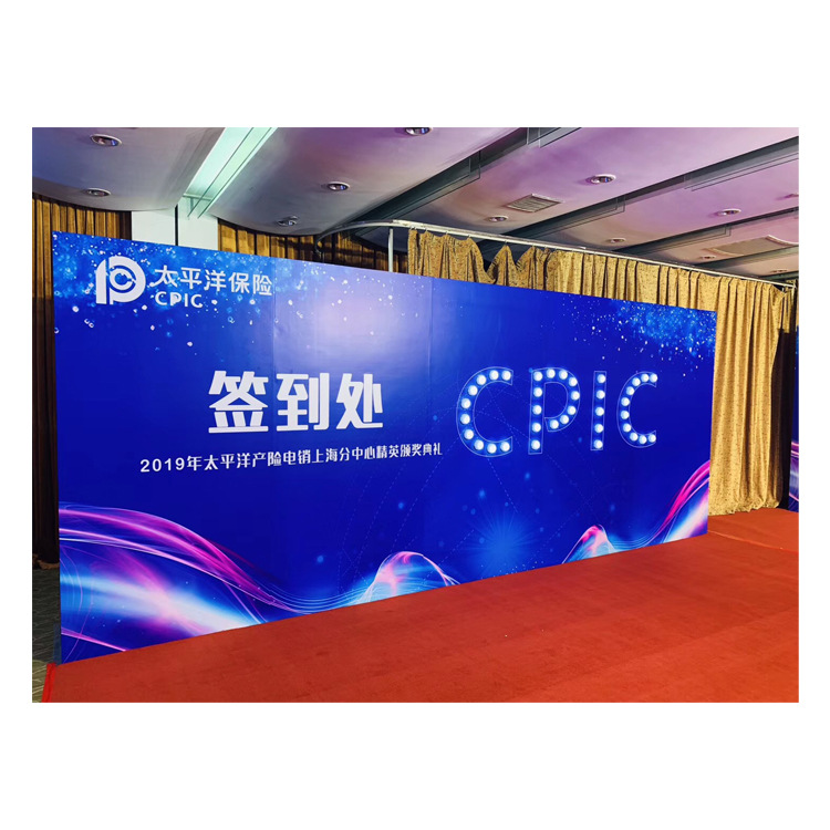 上海桁架喷绘加工 广告背景板搭建 桁架背景板设计搭建 桁架背景 阿里巴巴