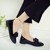 Fashionable footwear with bow pointy toe, suitable for import, 2019, autumn, trend of season, Korean style