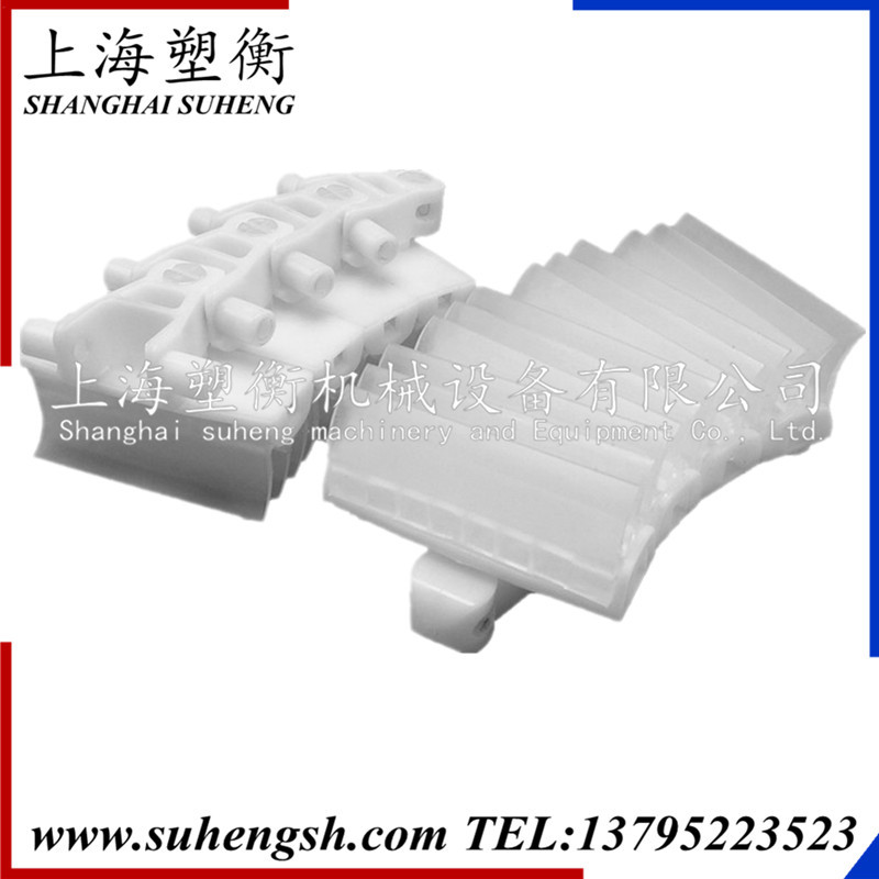 7000G3柔性链板夾瓶链 63弹性楔链 橡胶夹持柔性链输送机提升链板