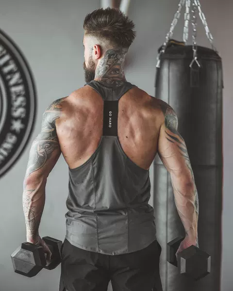 Muscle Fitness Male Brother Summer Sports Leisure Elastic Breathable Blank Light Plate No logo Stitching Vest AliExpress