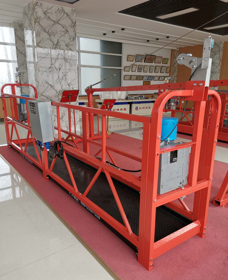 山东汇洋幕墙用电动吊篮_ZLP630外墙_建筑规格多种高空作业