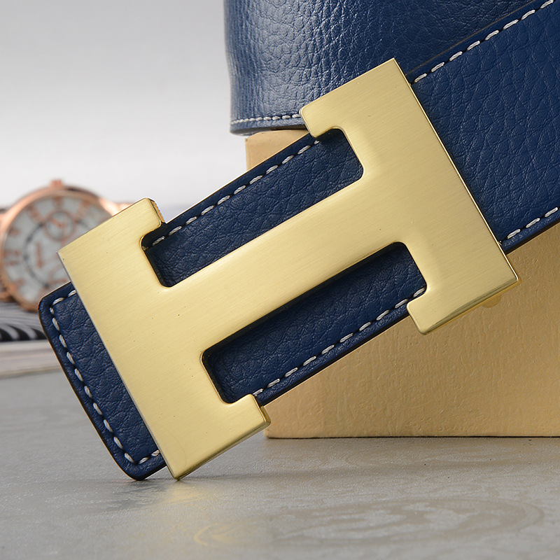 VOOTHOST Brand Design Belt For Men Fashion Smooth Buckle Belts Alloy Buckle Belts Leather Belts Gifts Business Casual Jeans Waist VA064_vogarts.com