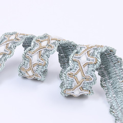 Factory supply, exquisite polyester yarn ribbed edge curtain small edge pillow stitching tape supply wholesale 