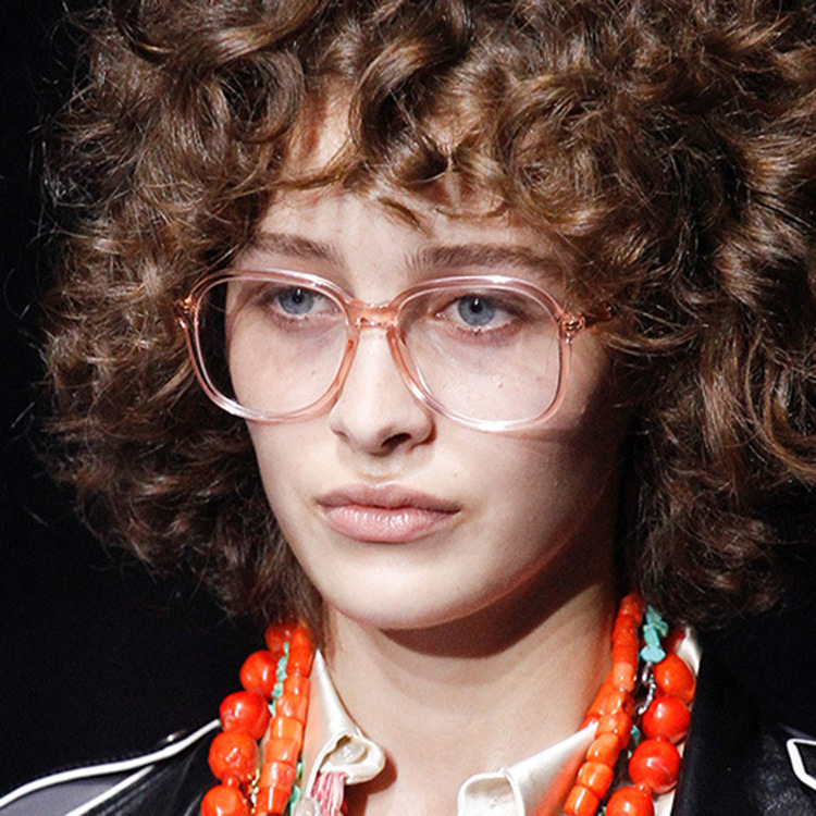 Ni Ni's Same Style Transparent Candy-Colored 8852 Glasses Frame 2019 New Trendy Eyeglass Frame Internet Celebrity Non-Prescription Glasses