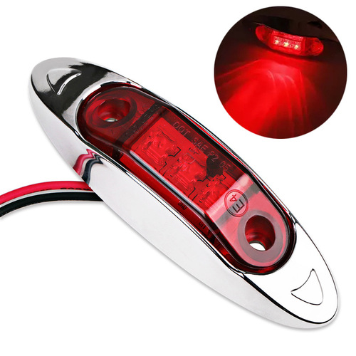 Factory wholesale 3LED truck truck trailer width light side light brake light warning light 10-30V