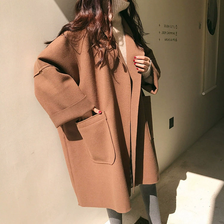 Demi-season Wool Coat (Kids) Mid-Length Trench, Plus Sizes — 2021 Collection