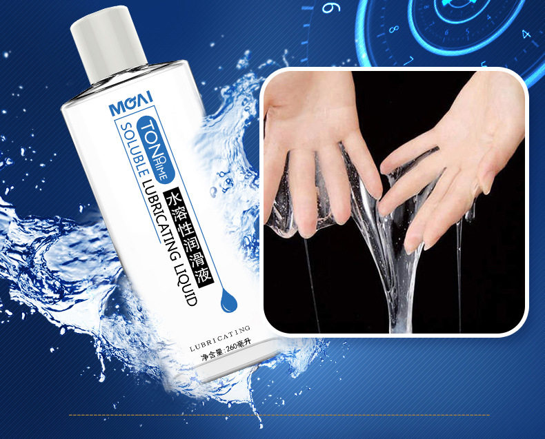 Mo Ai 260ml Water-Based Hyaluronic Acid Lubricant, Fragrance-Free, Transparent Body Glide — detail image 12