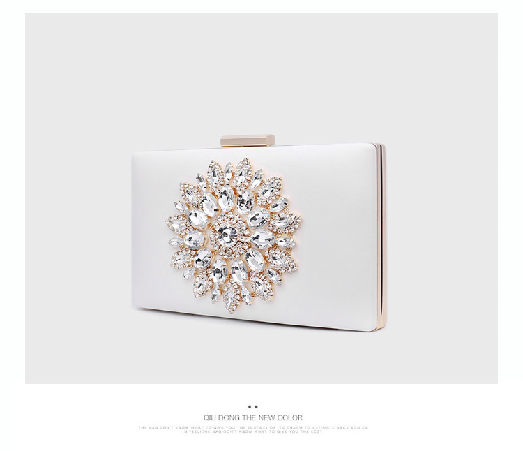 2019 حقيبة أنيقة جديدة من الماس مرصعة بحقيبة مأدبة مسائية display picture 4