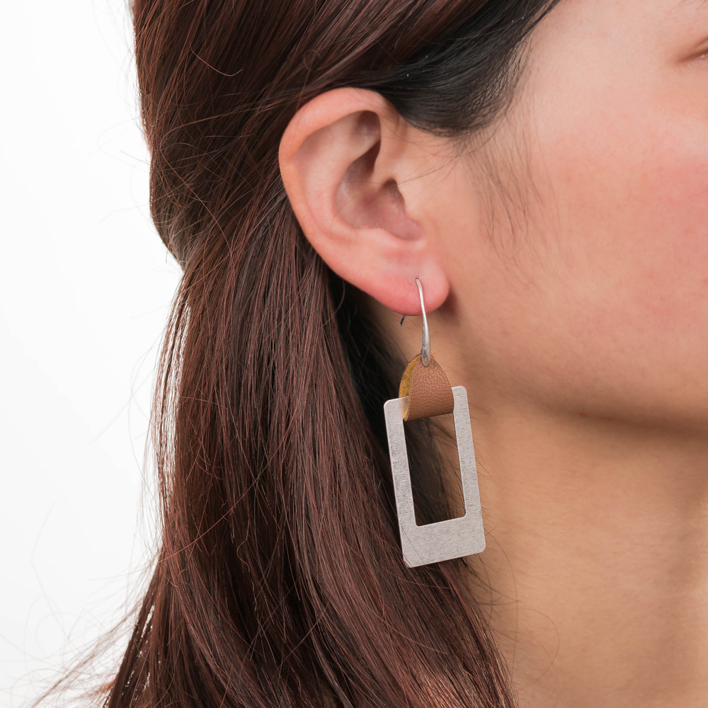 Wish Amazon Hot Sale Fashion Temperament Earrings Stud Earrings Personality Exaggerated Long Geometric Earrings Women's Hanging Accessories