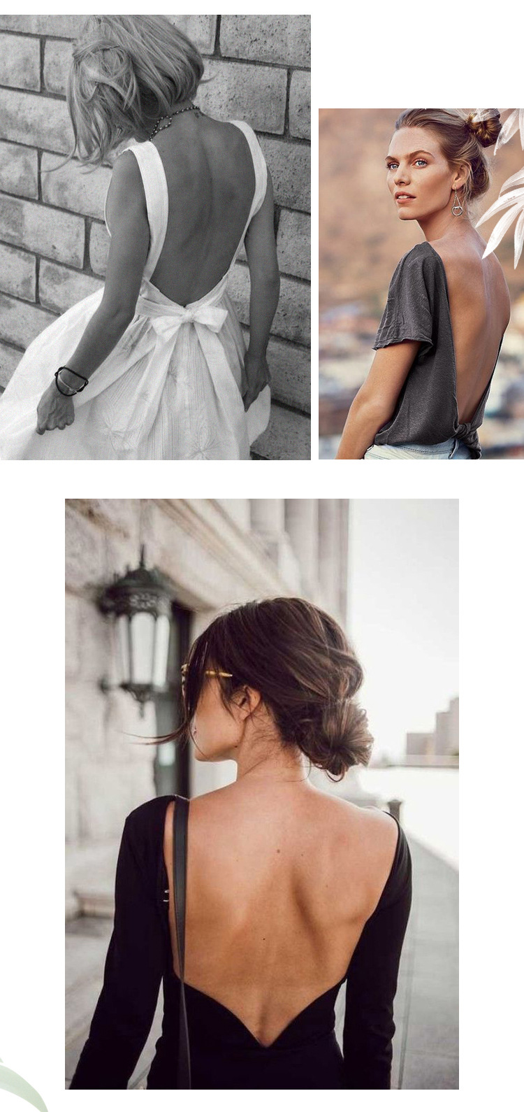 Backless U-Shaped Bra Set Image 2