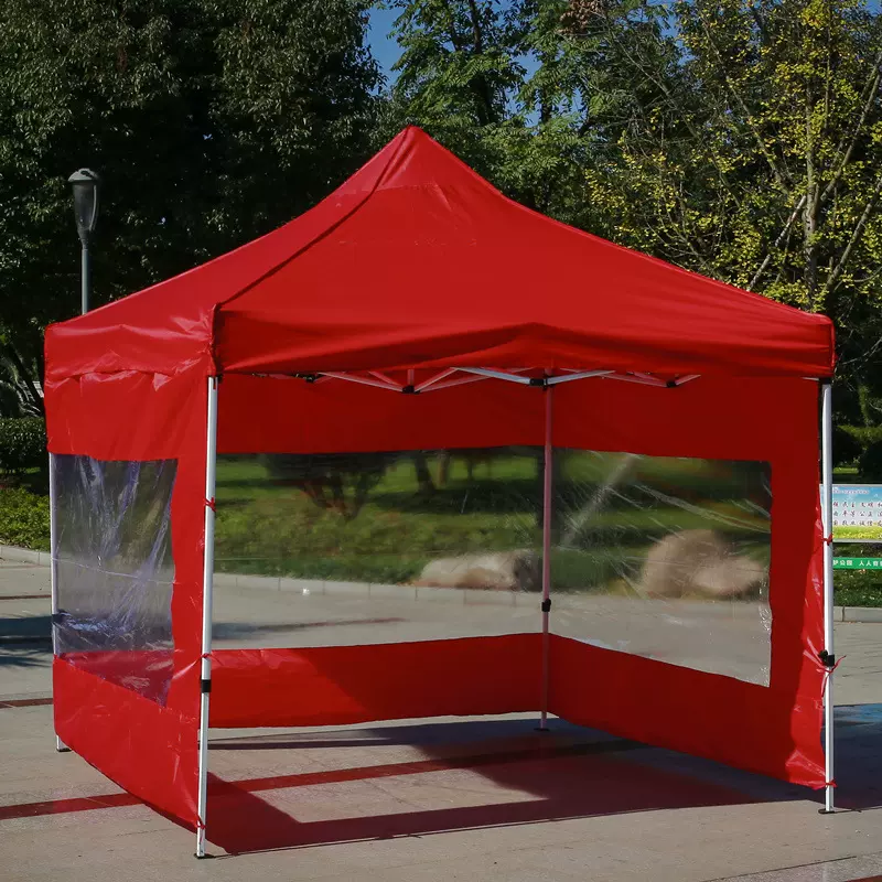 批发户外广告帐篷摆摊四角折叠展销篷停车遮阳雨棚夜市伸缩帐篷伞
