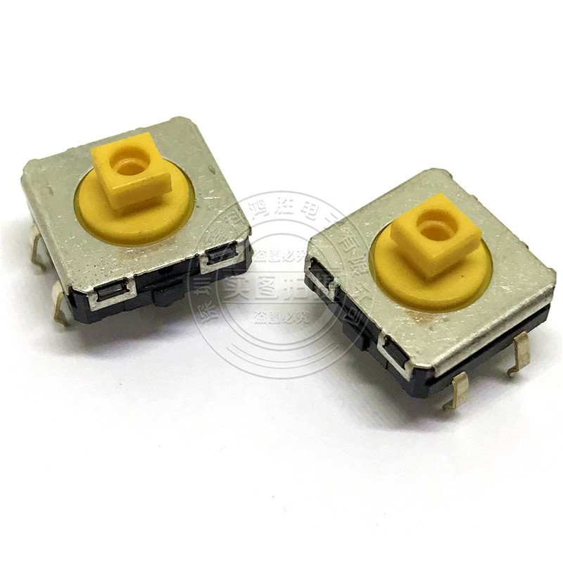 进口欧姆龙防水微动B3W-4055轻触开关按键12x12x7.3mm按钮立式4脚