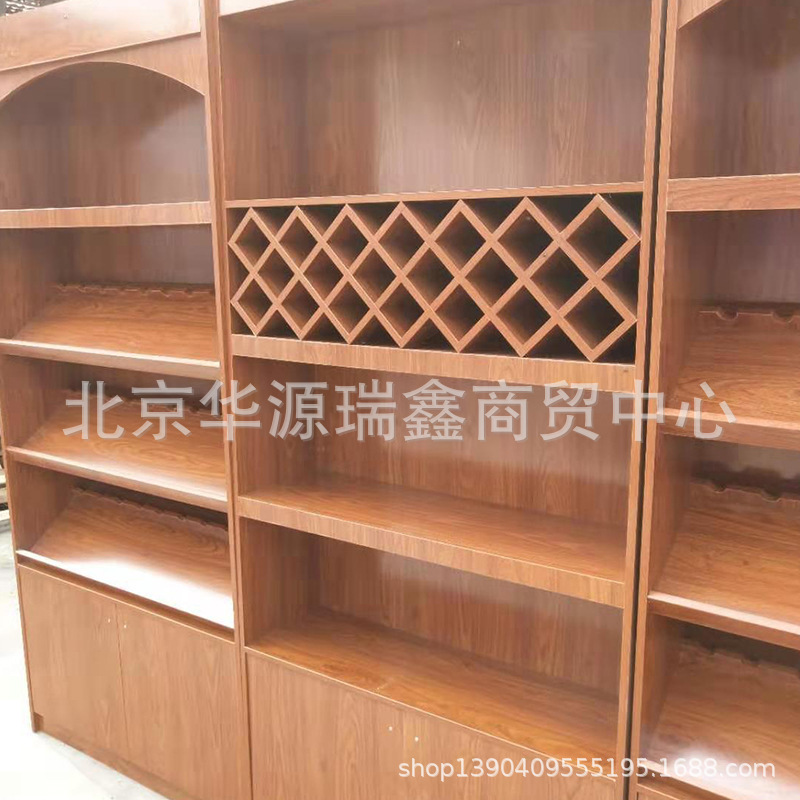 厂家直销展柜定做精品红酒货架木制货柜展示柜烟酒茶叶展架批发
