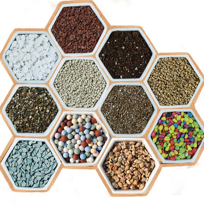 Wholesale paving stone currency Nutrient Succulent Paved Color stone Zeolite Red Jade soil Maifanite Vermiculite Whitehead