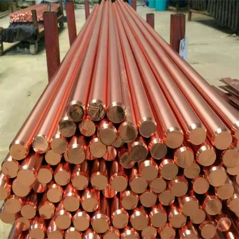铜包钢接地棒  铜包钢镀铜钢棒 镀铜接地棒防雷接地极