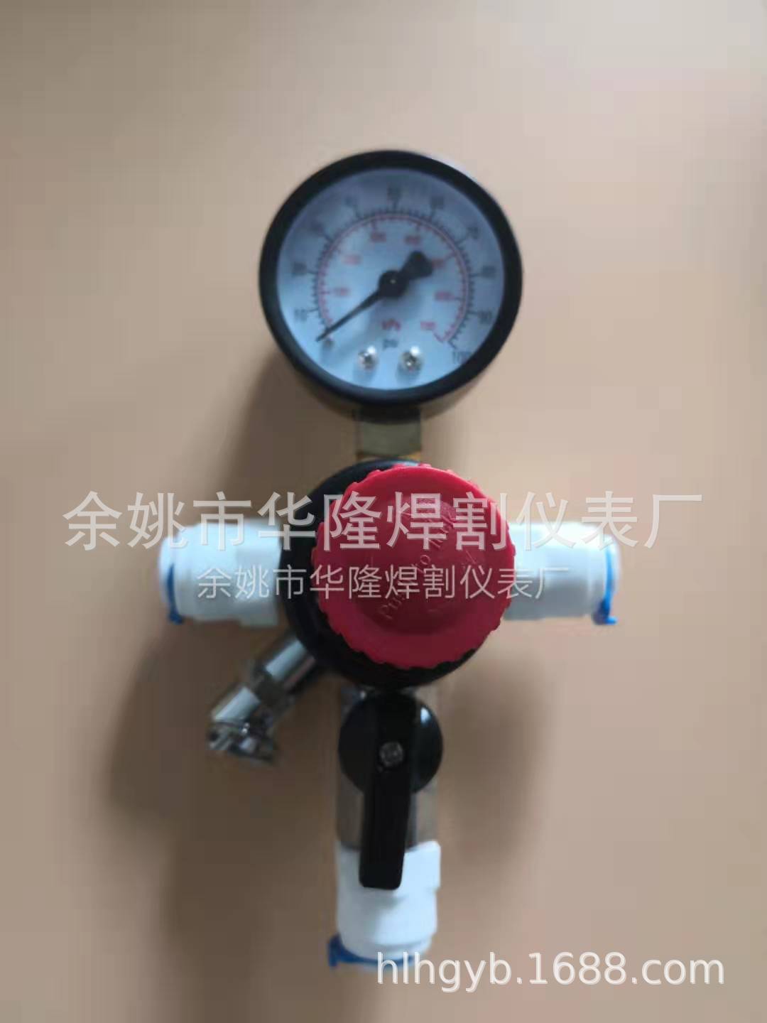 精酿啤酒墙扎啤机啤酒减压稳压阀快插款二级气表啤酒墙专用