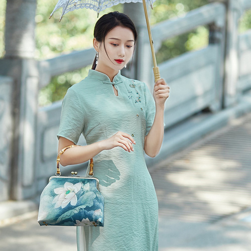 Chinese qipao dress bag The state banquet of the Republic of China