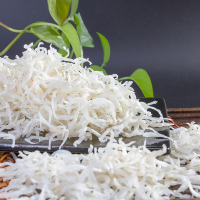 海産幹貨野生銀魚小銀魚幹淡幹面條魚幹貨小銀魚絲250g特價