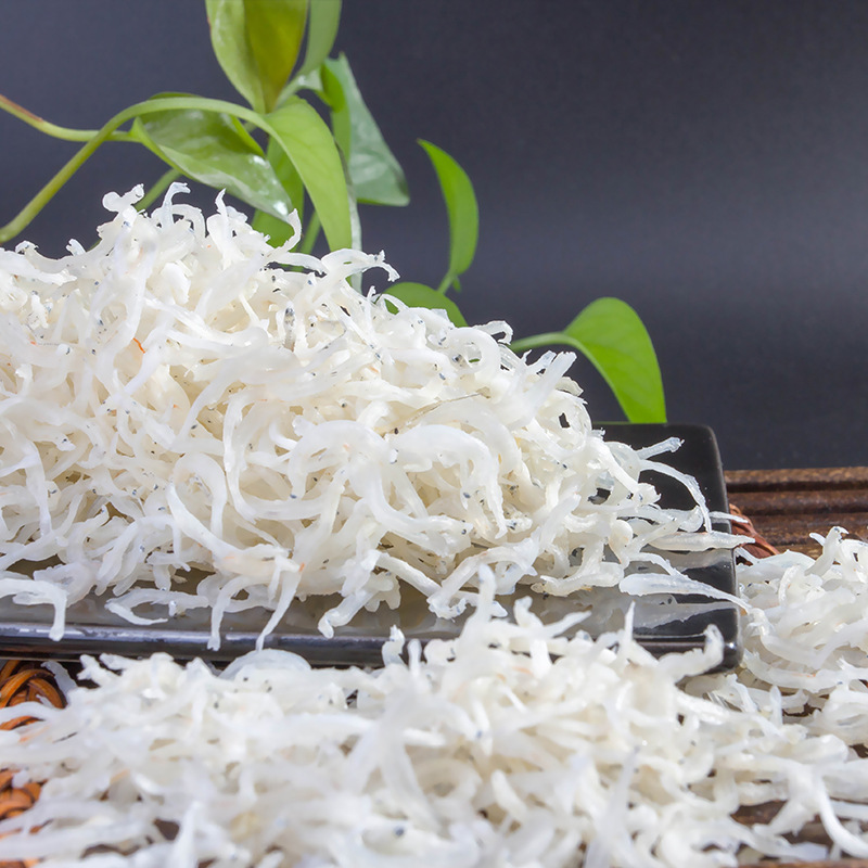 海産幹貨野生銀魚小銀魚幹淡幹面條魚幹貨小銀魚絲250g特價