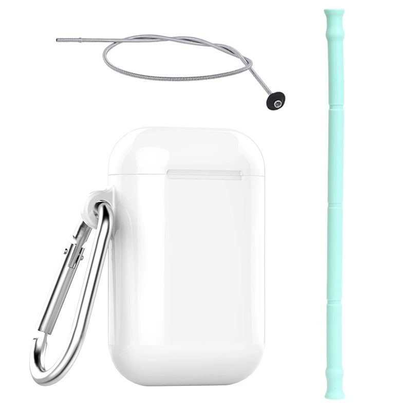 Straw, portable multi-use ecological silicone pack, upgraded version