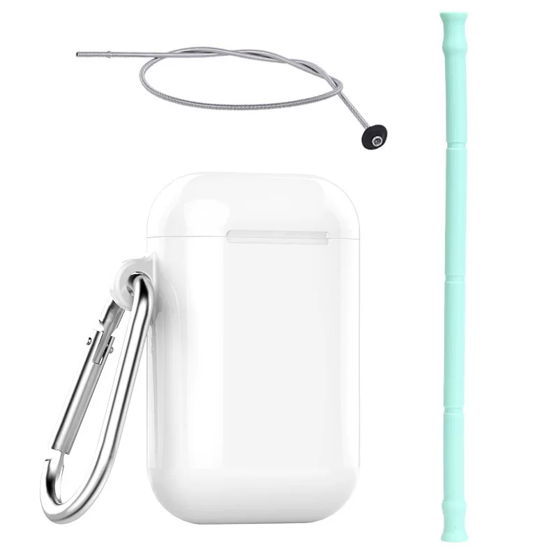 Straw, portable multi-use ecological silicone pack, upgraded version