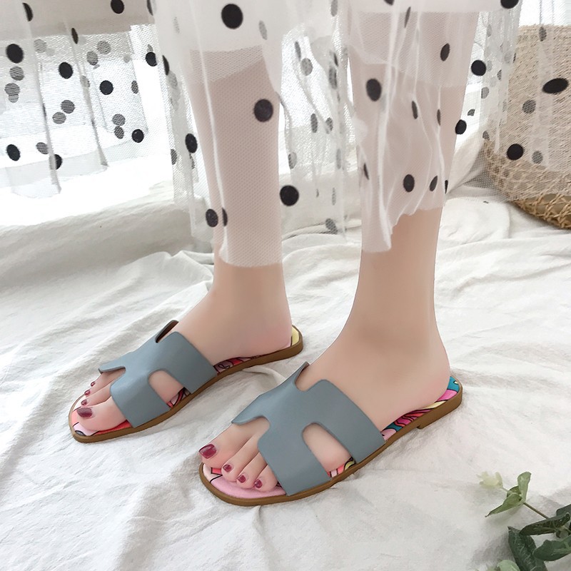 Summer Women's Shoes New Flat Slippers Flat With All-Match Summer Sandals