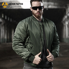 Archon MA1 flight jacket men's autumn and winter waterproof thickened warm jacket tactical cotton clothing European and American large size military fans