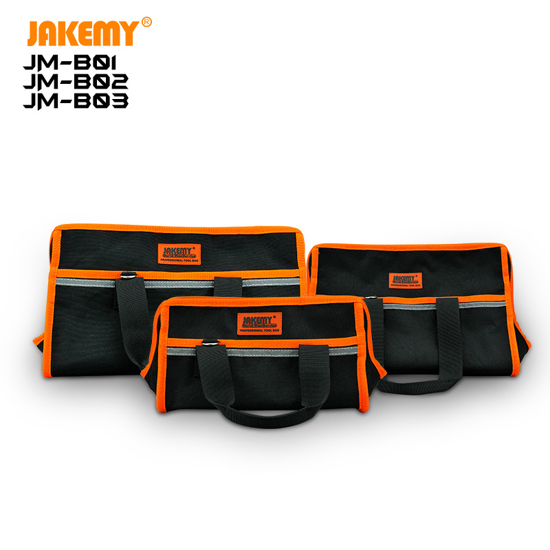JM-B02牛津布工具包 多功能拉链工具袋维修电工收纳手提包JAKEMY