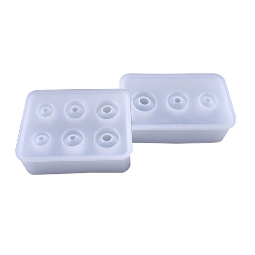 DIY crystal glue oval egg high-transparency silicone mold three-dimensional oval pendant silicone mold