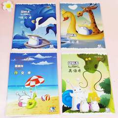 b5 Blue Snail Soft Copy English Exercise Book Composition Text Cartoon Blue Snail Student Workbook Factory Direct Sales