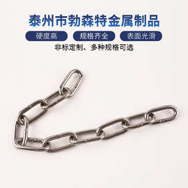 304不锈钢链条起重链条传动链条长环栏杆链吊灯装饰链不锈钢铁链
