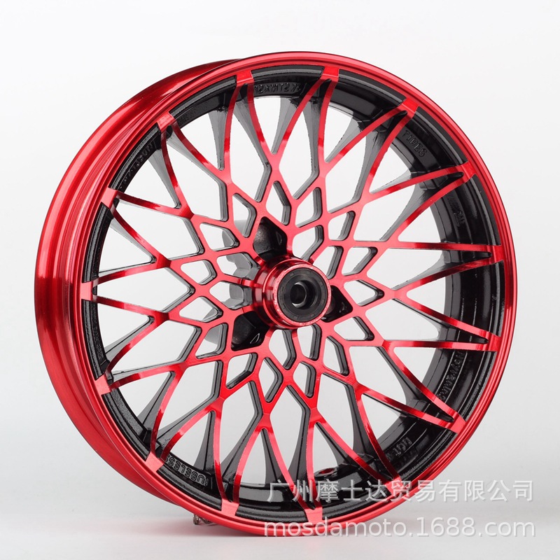 电摩改装轮毂劲战骠骑BWS鬼火小牛战速小龟福喜10/12寸前轮铝合金