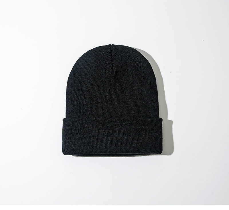 126g Weight Wool Cap Hats Type Daily Occasion Acrylic Material Solid Color Pattern Winter Season Women'S Gender Sewing Design Simple Style Style Crimping Rim Women'S Simple Style Solid Color Sewing Crimping Wool Cap 14