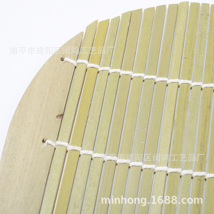福建鴻青皮円形食マット竹製寿司円簾蒸籠マット桂竹手編み19.5*19.5|undefined