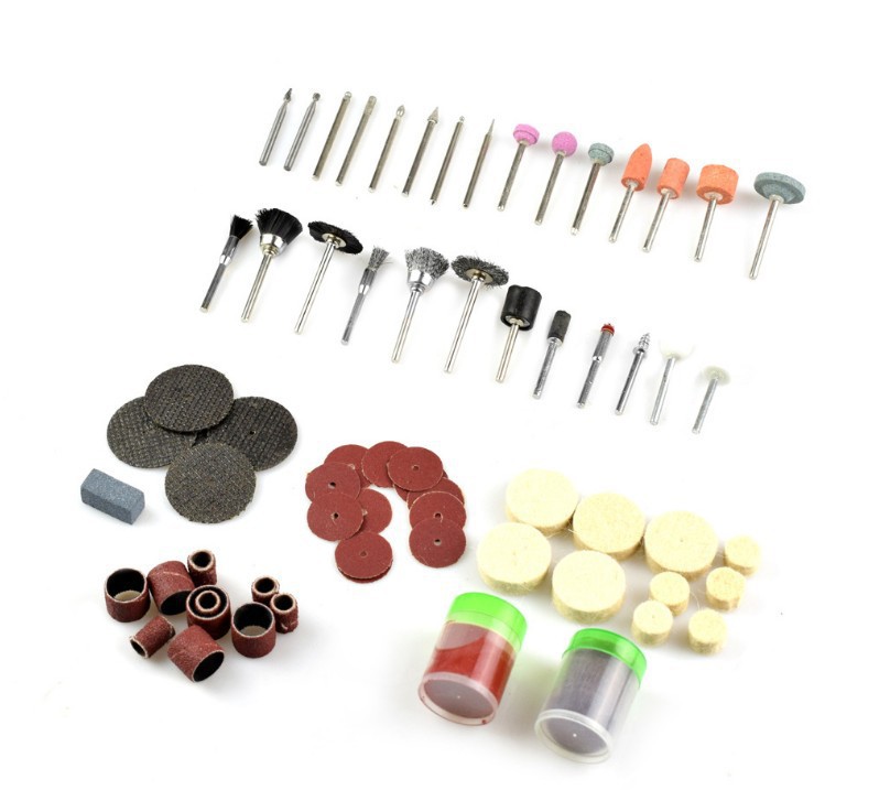 电磨配件 100件木盒套装配件袋装 切割打磨 抛光打磨头 批发