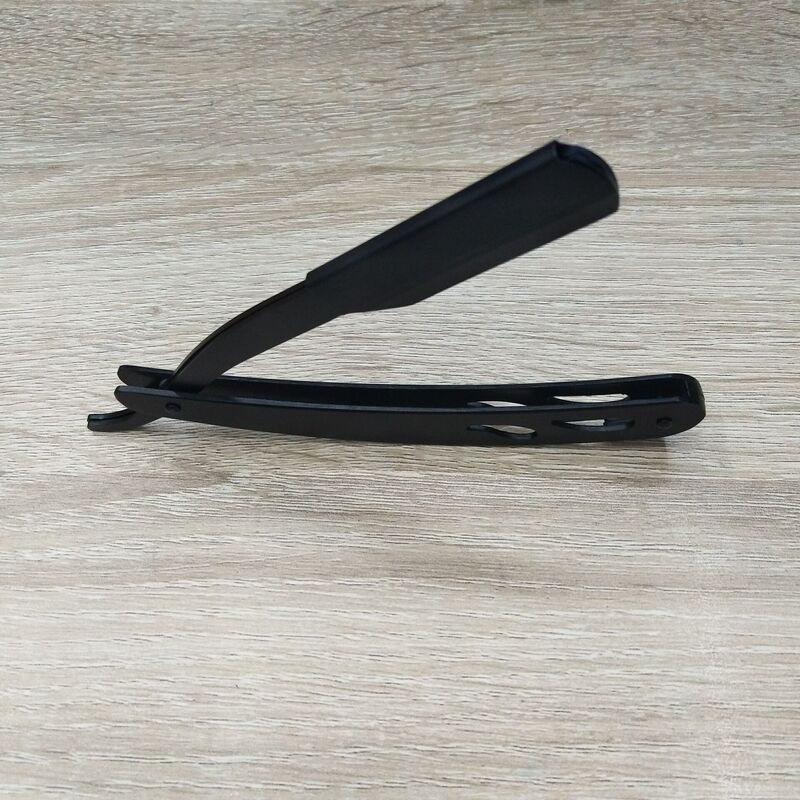 Swimming Black Professional Grade Razor Barber Shaver Holder Old-fashioned Razor Shaving Cutter Scraper Hairdressing Eyebrow
