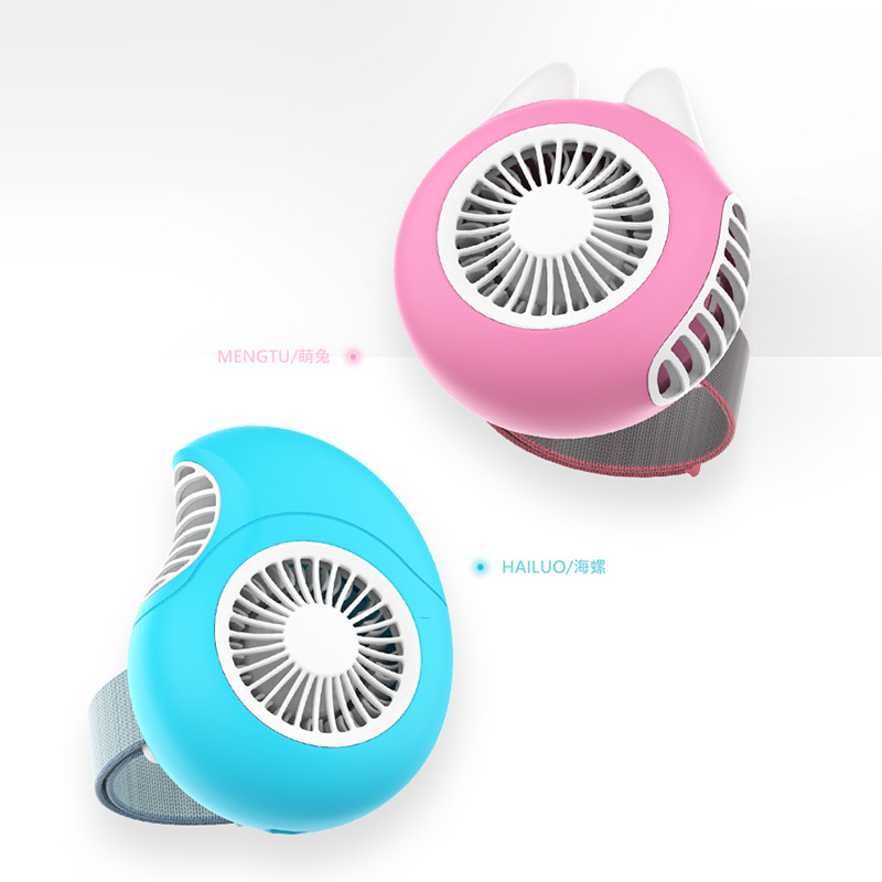 new pattern Small fan hold Turbine portable Mini Small fan Amazon Explosive money Customizable Adorable pet