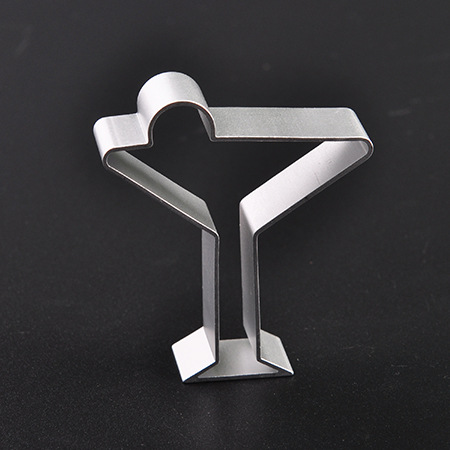 In stock wholesale aluminum alloy biscuit mold cartoon Three-dimensional cookie mold pineapple cake baking tool mousse cake mold