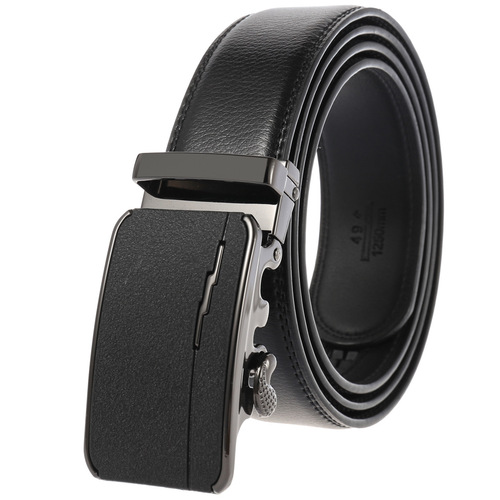 Belt Men's Belt Automatic Buckle Cowhide Belt Belt LY36-3149-1