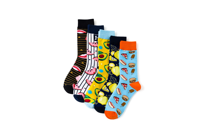 Unisex Casual Streetwear Fruit Nylon Cotton Crew Socks A Pair display picture 3