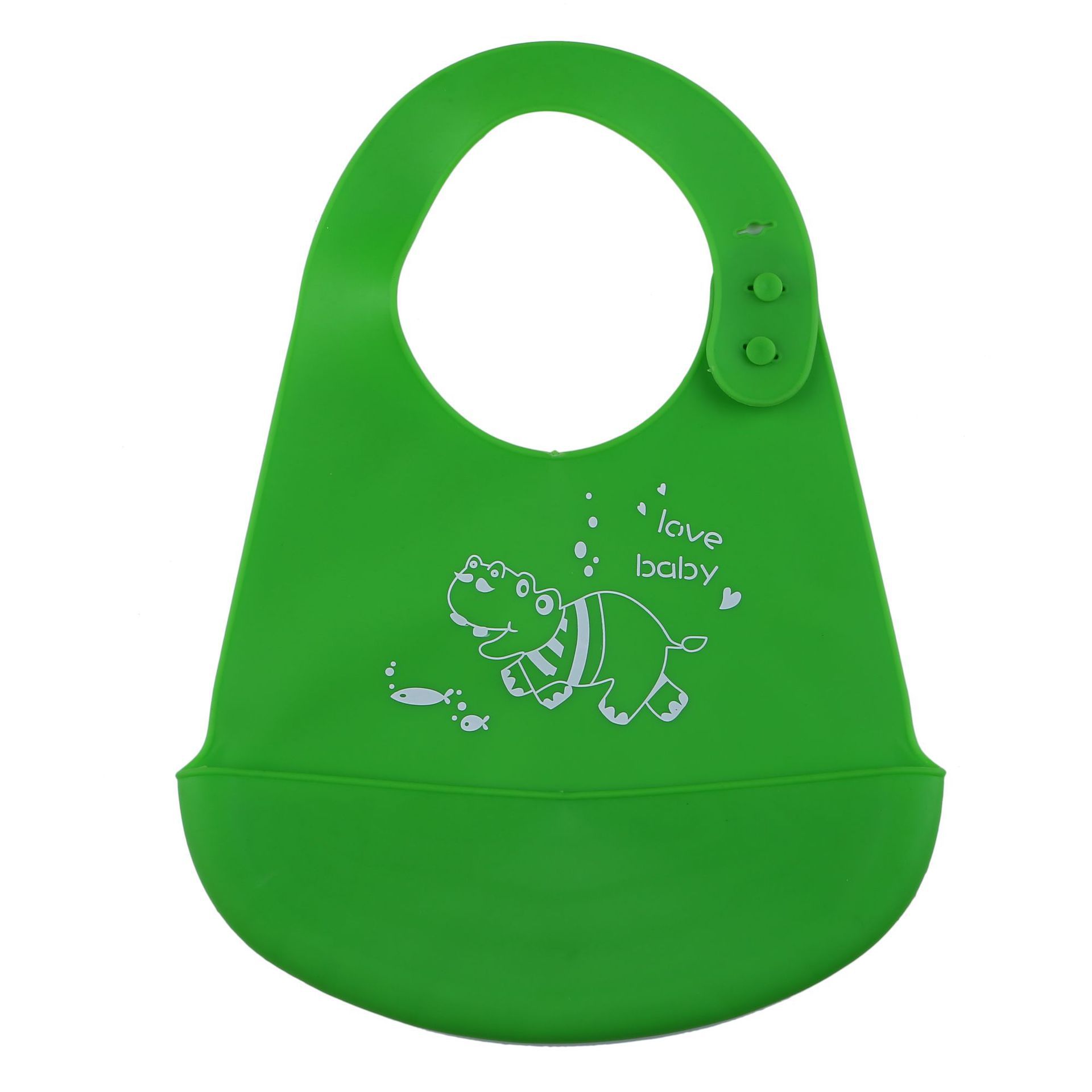 廠家直銷兒童矽膠圍兜 寶寶防水圍兜 兒童吃飯圍兜 口水兜批發