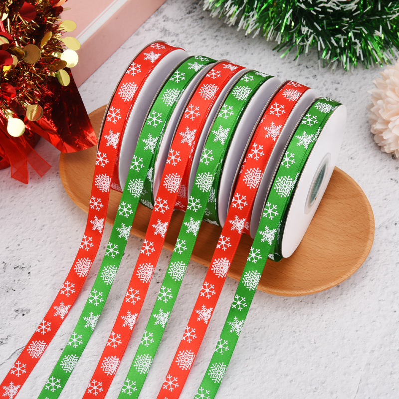 Christmas Ribbon Spot 1cm Small Roll  Ribbon Gift Wrapping Ribbon display picture 2