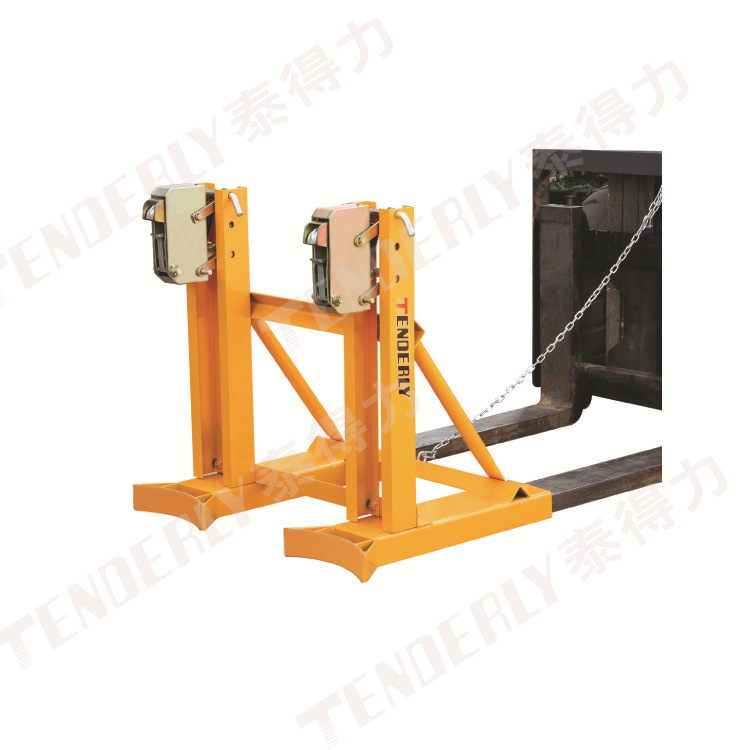 泰得力经济通用型单鹰嘴叼扣式叉车专用油桶搬运夹,DT720A