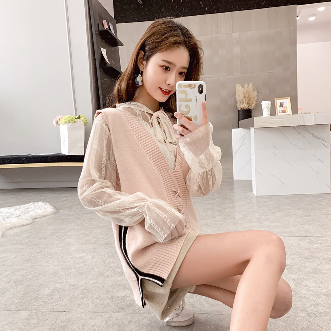 Gilet femme en Mélange de fibres chimiques - Ref 3316527 Image 24