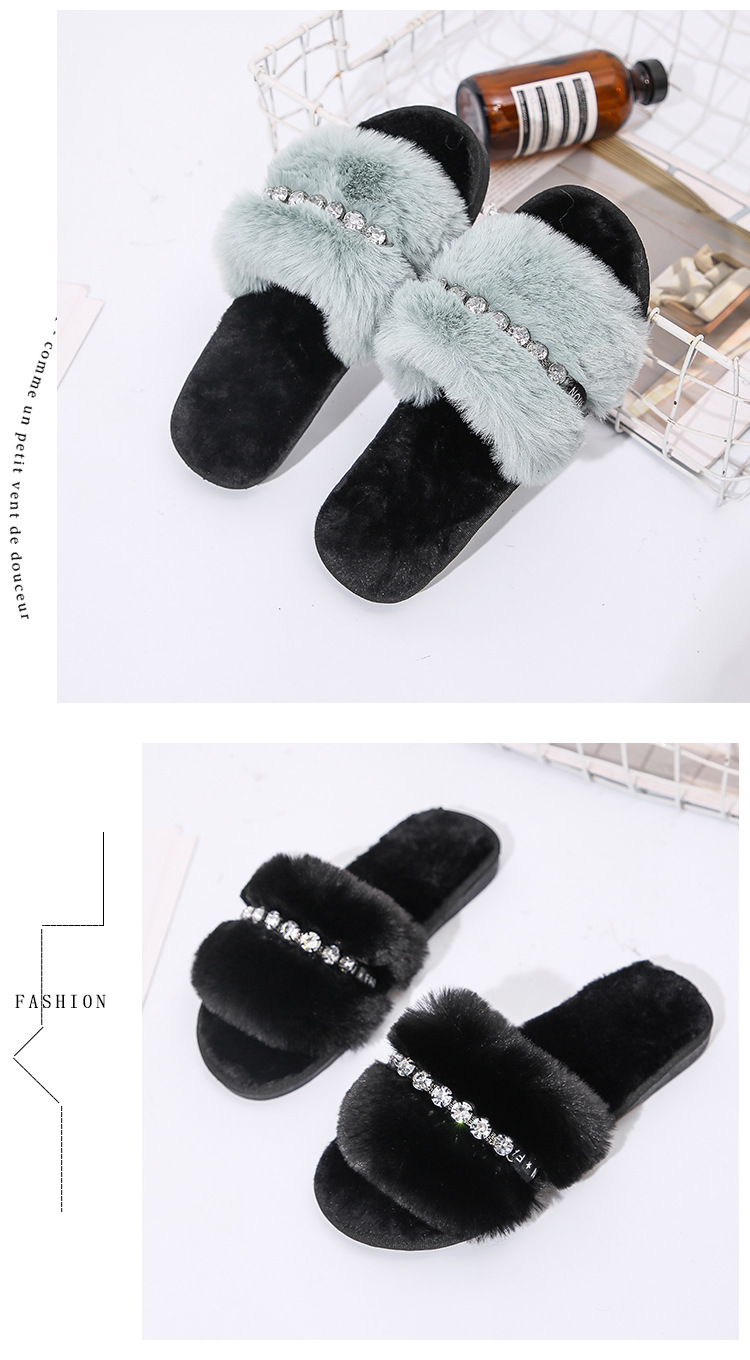 women s new thick velvet slippers NSPE10015