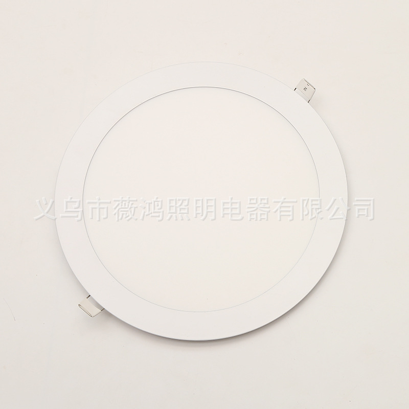 Simple incrustado blanco cálido ultra-Delgado panel de luz 12W18Wled downlight de techo de montaje abierto fundición de aluminio de ventas directas de la fábrica