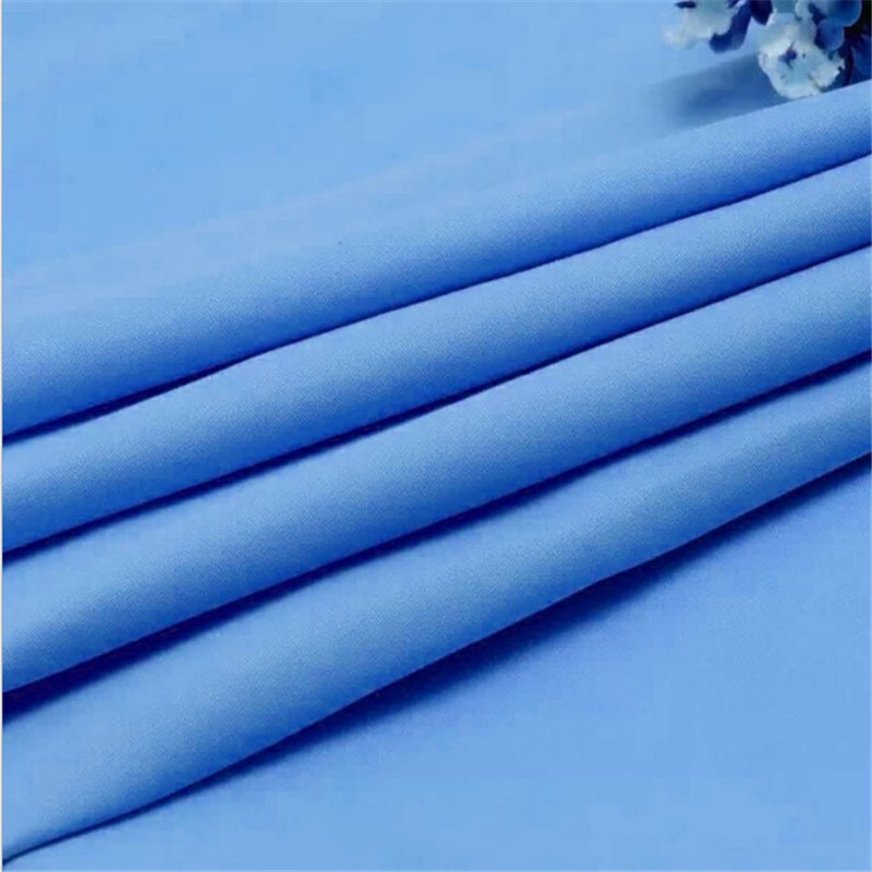 涤棉府绸坯布直销+黑白现货45S 110*76印花口袋布腰头里布细平布